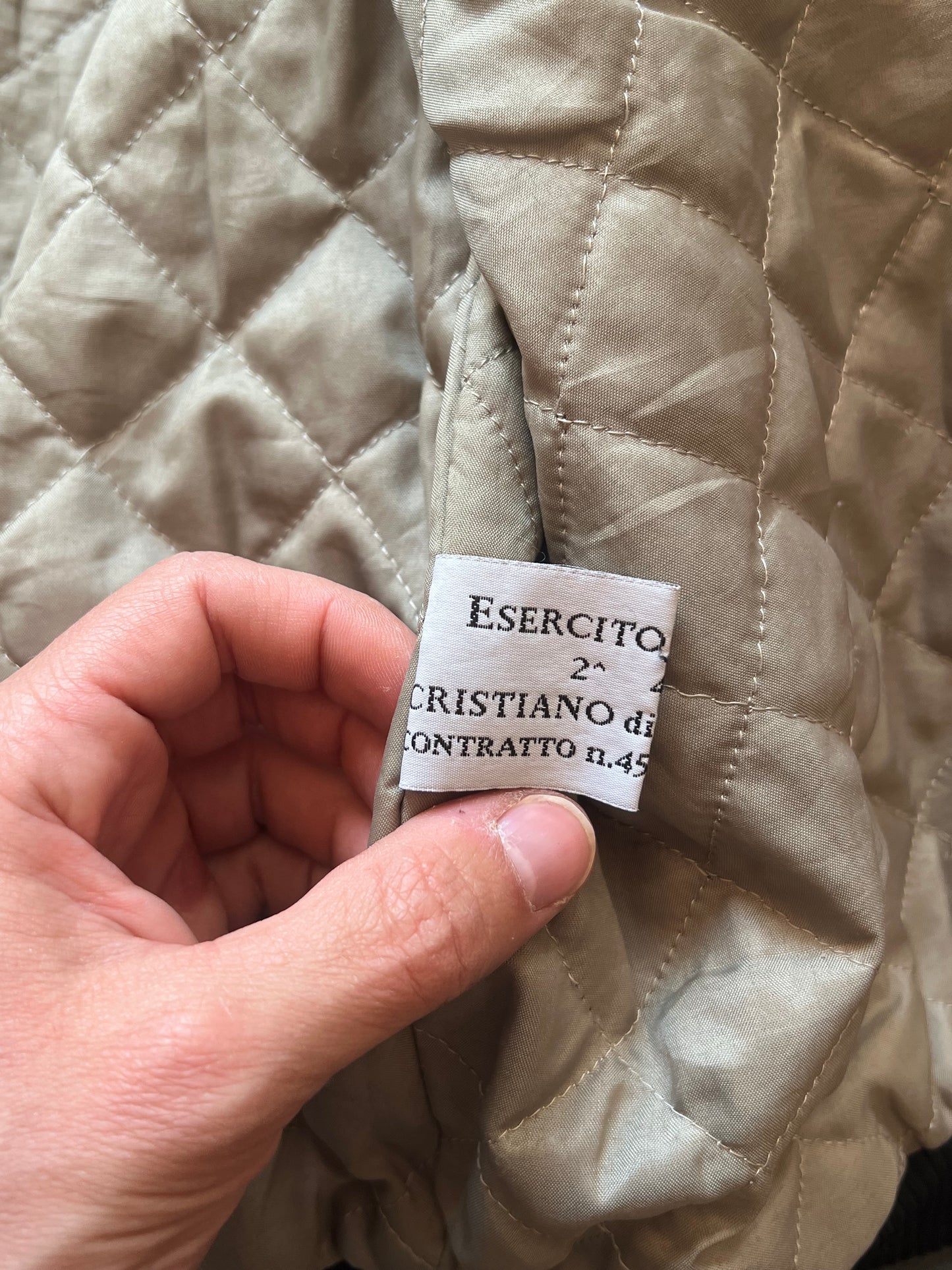 1997’ Carrista Leather Jacket Esercito Italiano (L)