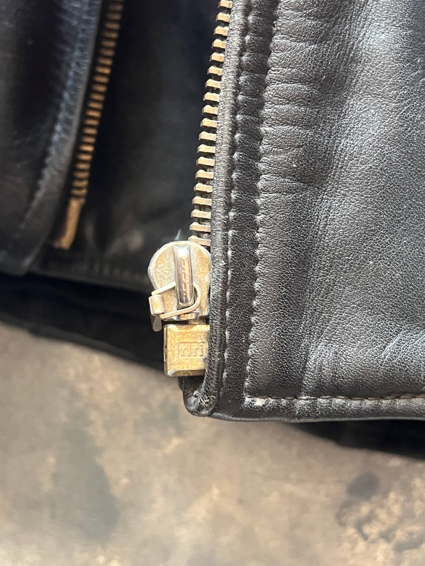 1950’ Biker Leather Jacket (M)