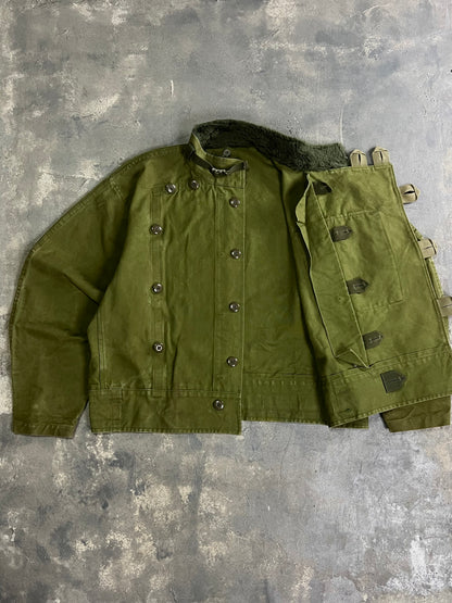 1960’ Swedish Army Motorcycle Canvas Jacket (L)