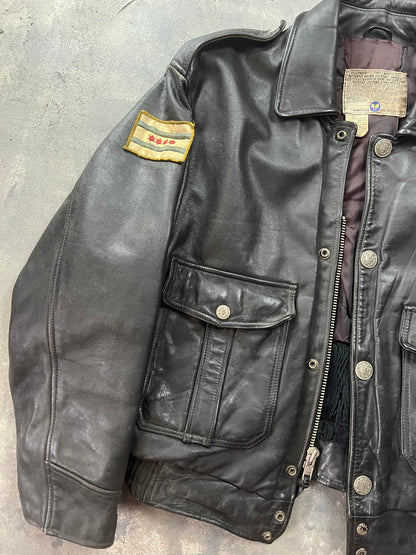Avirex Chicago Aviator Leather Jacket [Size: M]