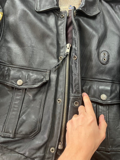 Avirex Chicago Aviator Leather Jacket [Size: M]