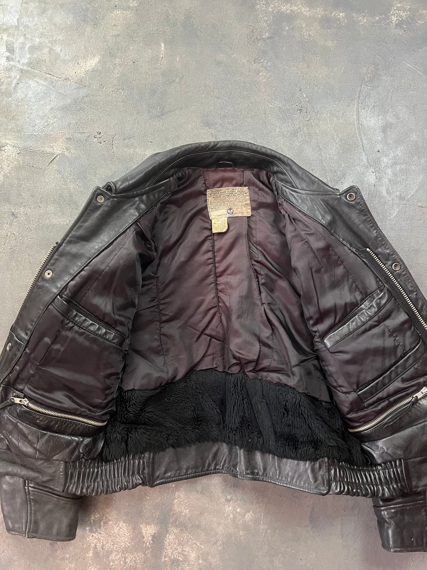 Avirex Chicago Aviator Leather Jacket [Size: M]