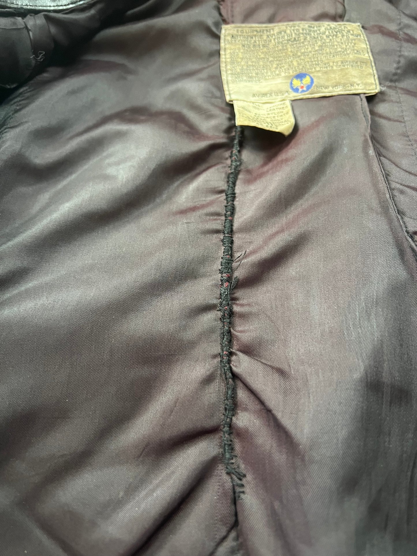 Avirex Chicago Aviator Leather Jacket [Size: M]