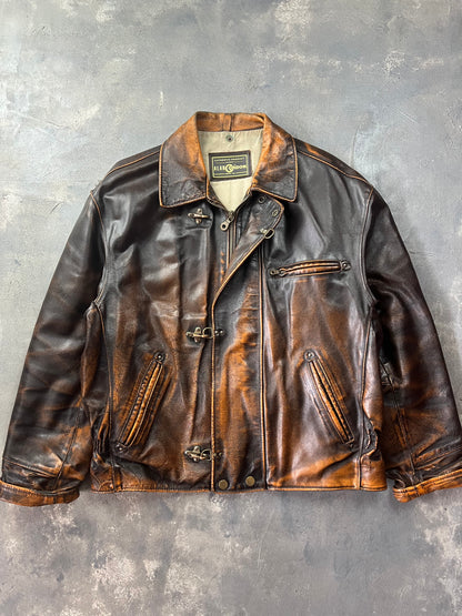 Alan Gordon Leather Jacket Natural Fade [Size: XL]