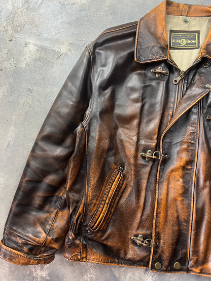 Alan Gordon Leather Jacket Natural Fade [Size: XL]