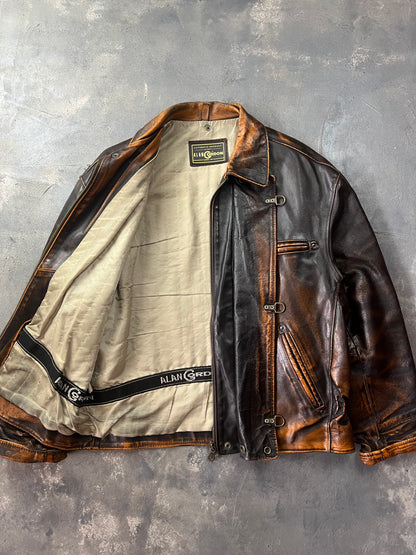 Alan Gordon Leather Jacket Natural Fade [Size: XL]
