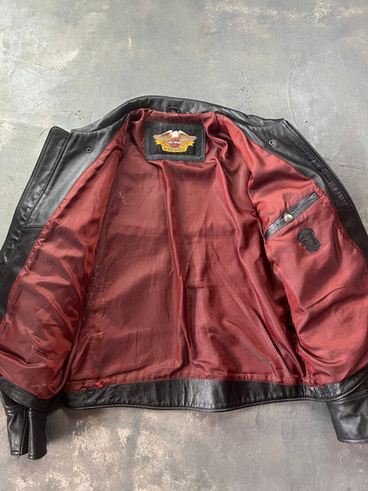 Harley Davidson Vintage Leather Jacket [Size: XL]