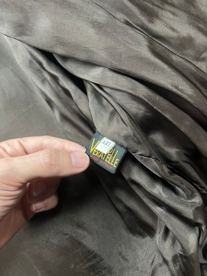 Natural Fade Leather Jacket Made in Italy [Size: XXL]