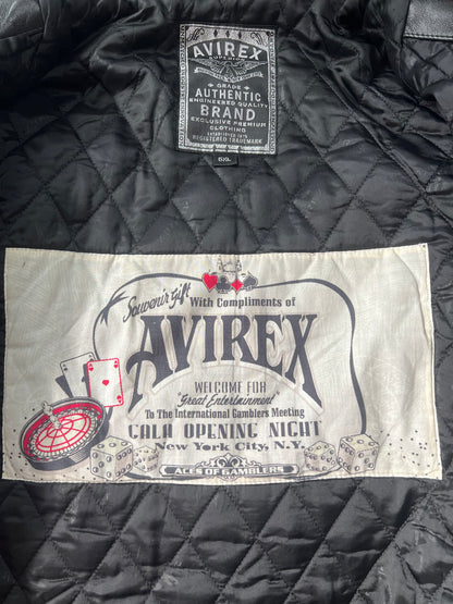 Avirex Varsity Jacket 1st Casinó Tour Monte Carlo Royal Flush [Size: 5XL]