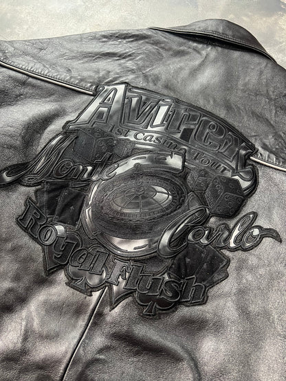 Avirex Varsity Jacket 1st Casinó Tour Monte Carlo Royal Flush [Size: 5XL]