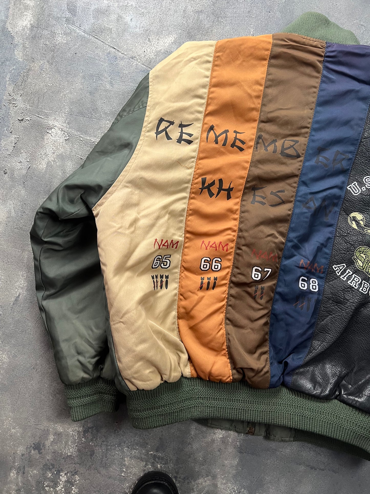 MA-1 Vietnam War Us Marines Airborne [Size: L]