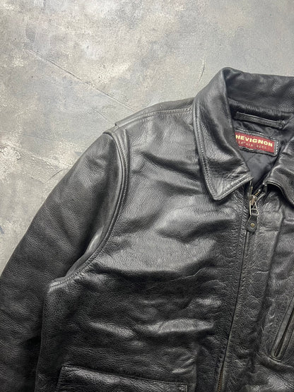 Chevignon 60’s Leather Jacket [Size: L]