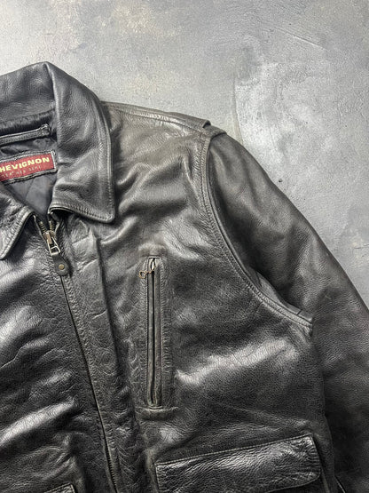 Chevignon 60’s Leather Jacket [Size: L]