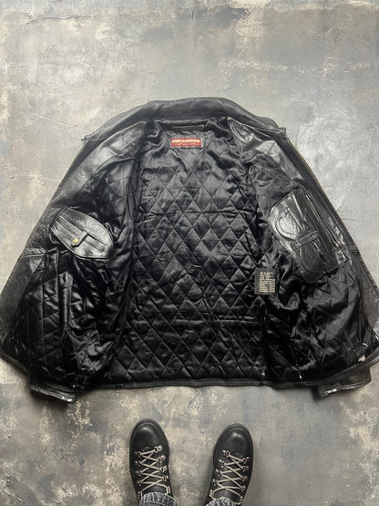 Chevignon 60’s Leather Jacket [Size: L]