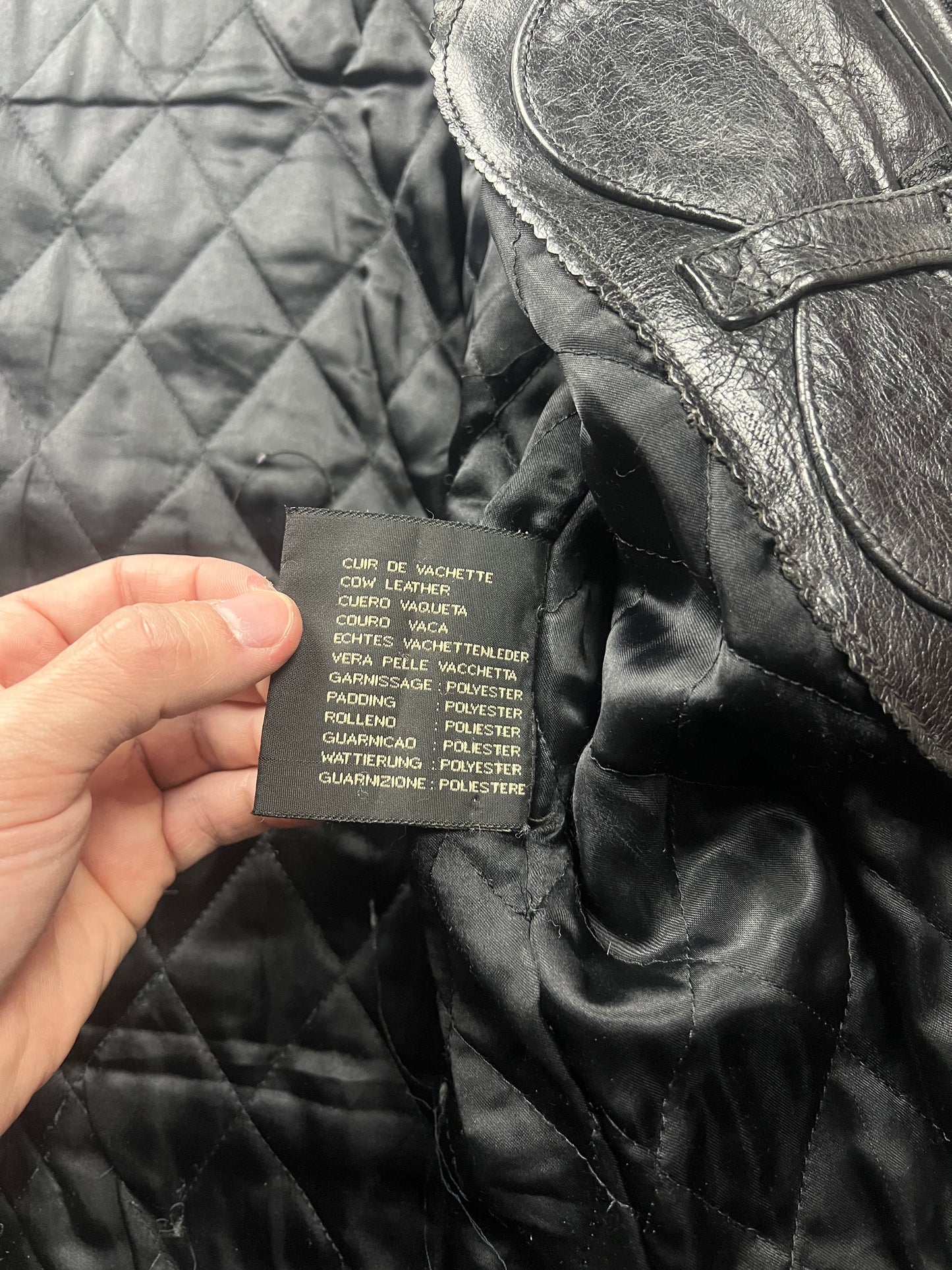 Chevignon 60’s Leather Jacket [Size: L]