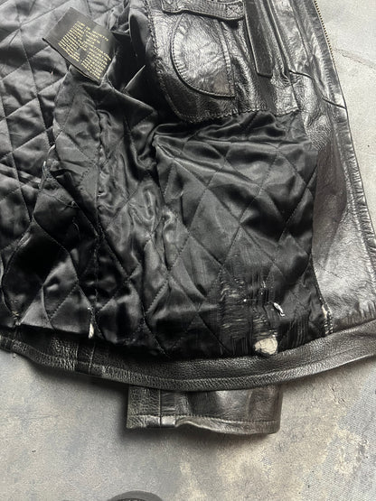 Chevignon 60’s Leather Jacket [Size: L]