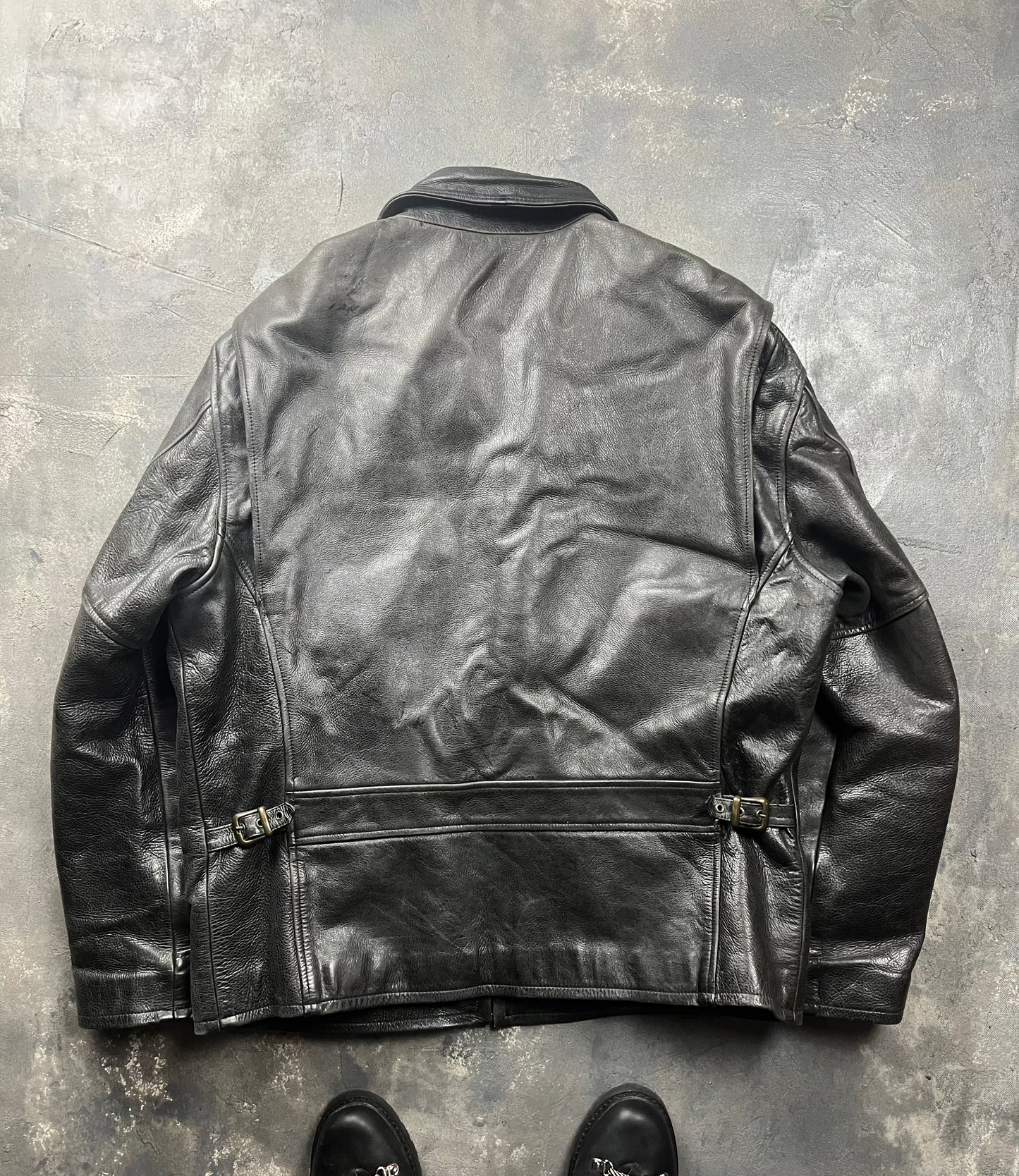 Chevignon 60’s Leather Jacket [Size: L]