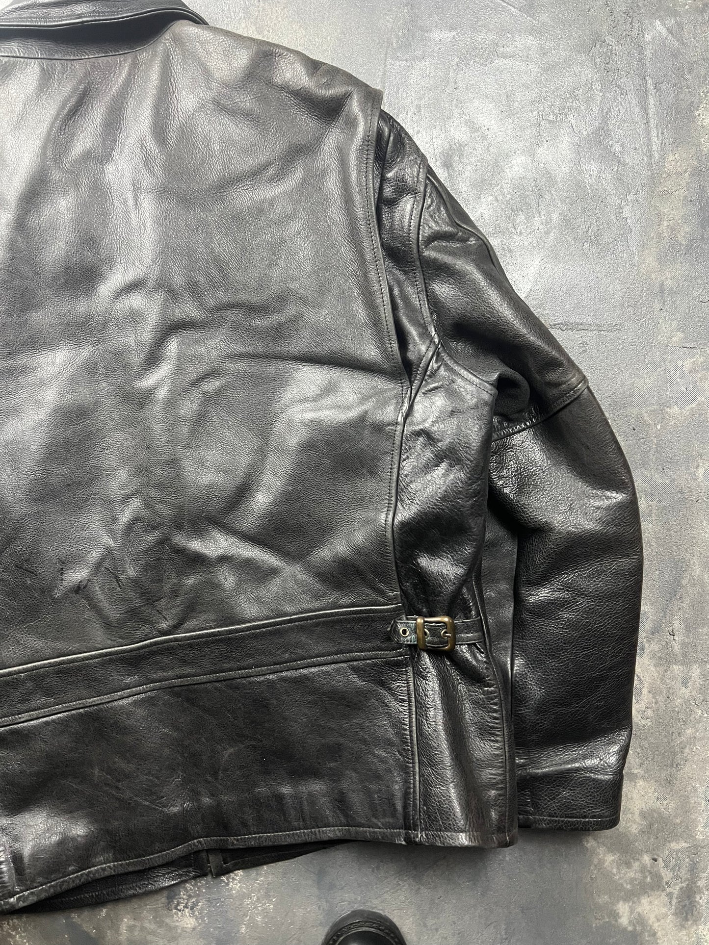 Chevignon 60’s Leather Jacket [Size: L]