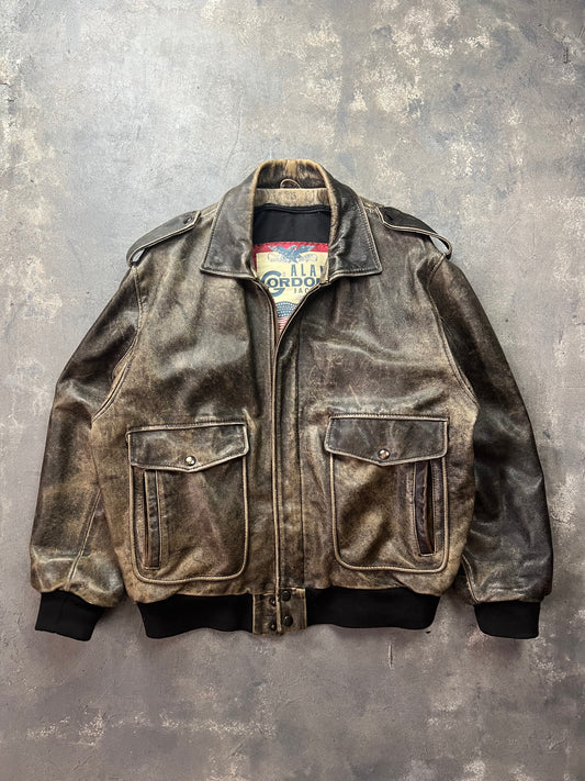 Alan Gordon 90's Aviator A-2 [Size: L]