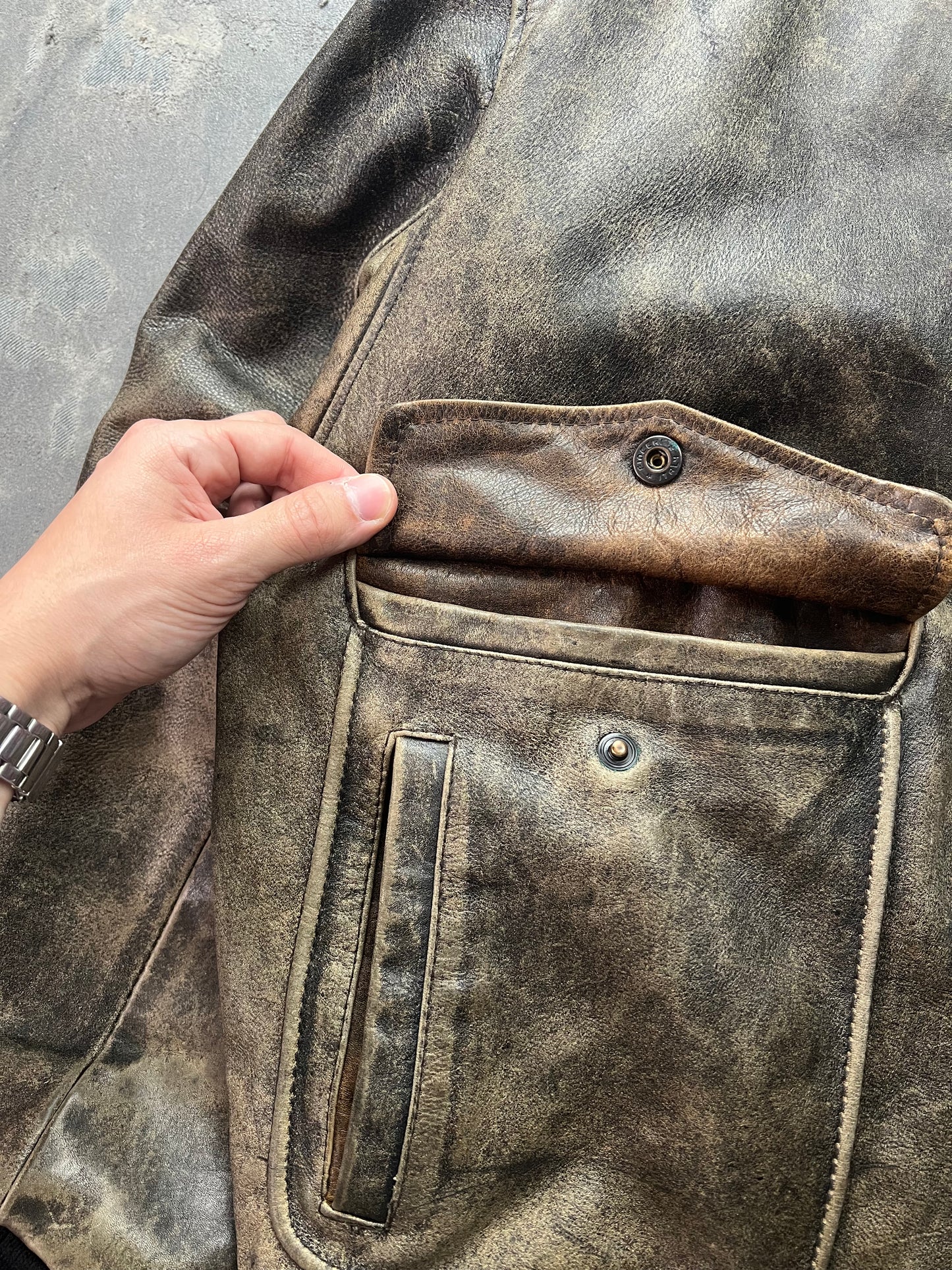 Alan Gordon 90's Aviator A-2 [Size: L]