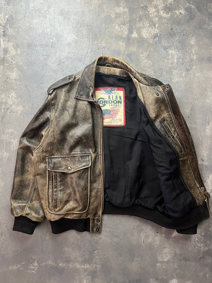 Alan Gordon 90's Aviator A-2 [Size: L]