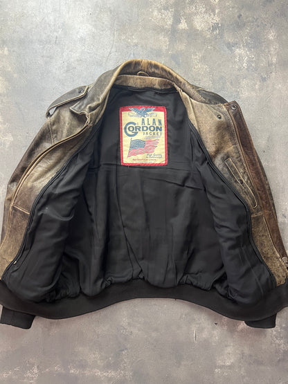 Alan Gordon 90's Aviator A-2 [Size: L]