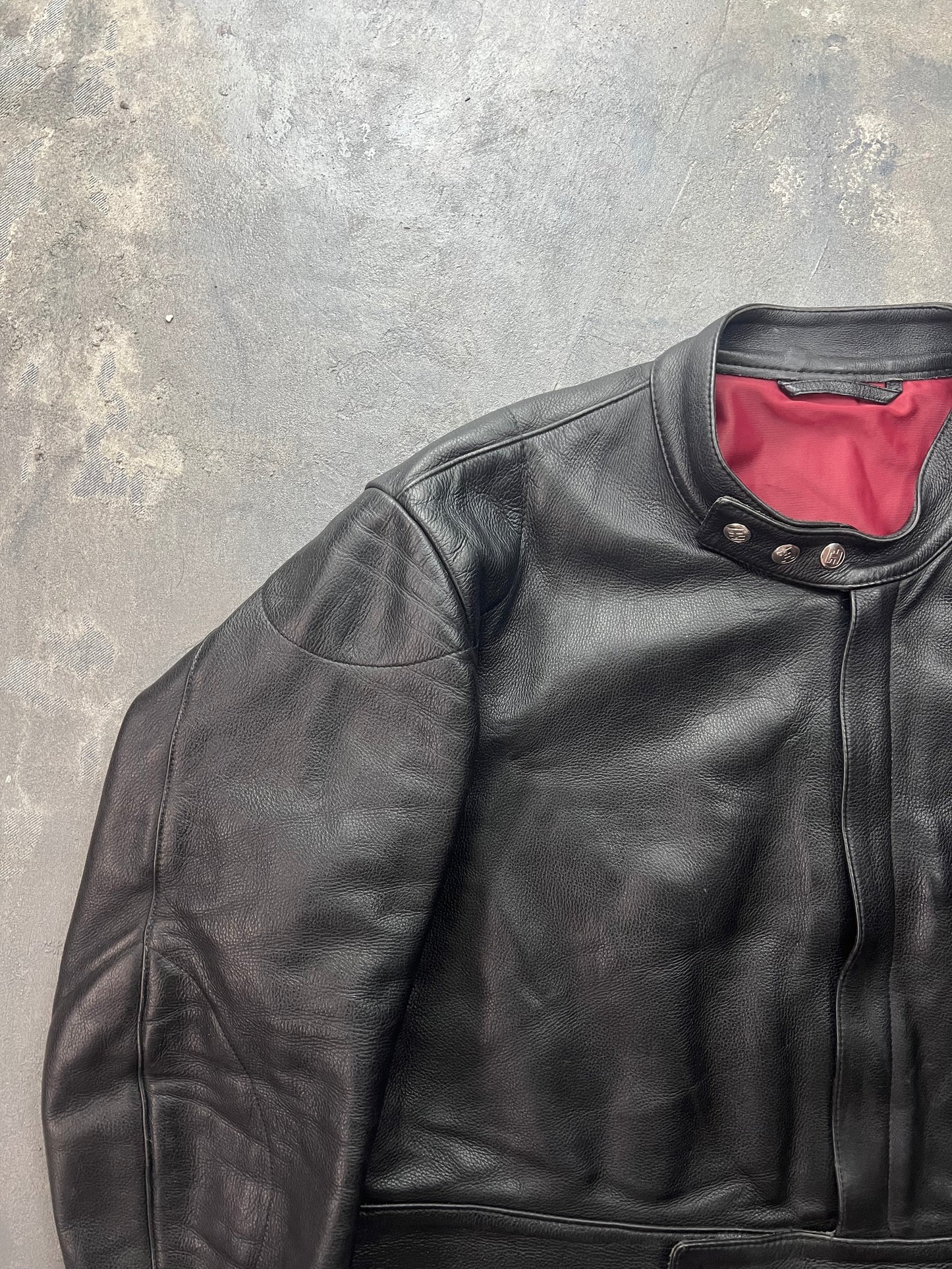 Harro 00’s Biker Jacket Boxy Fit [Size: S]