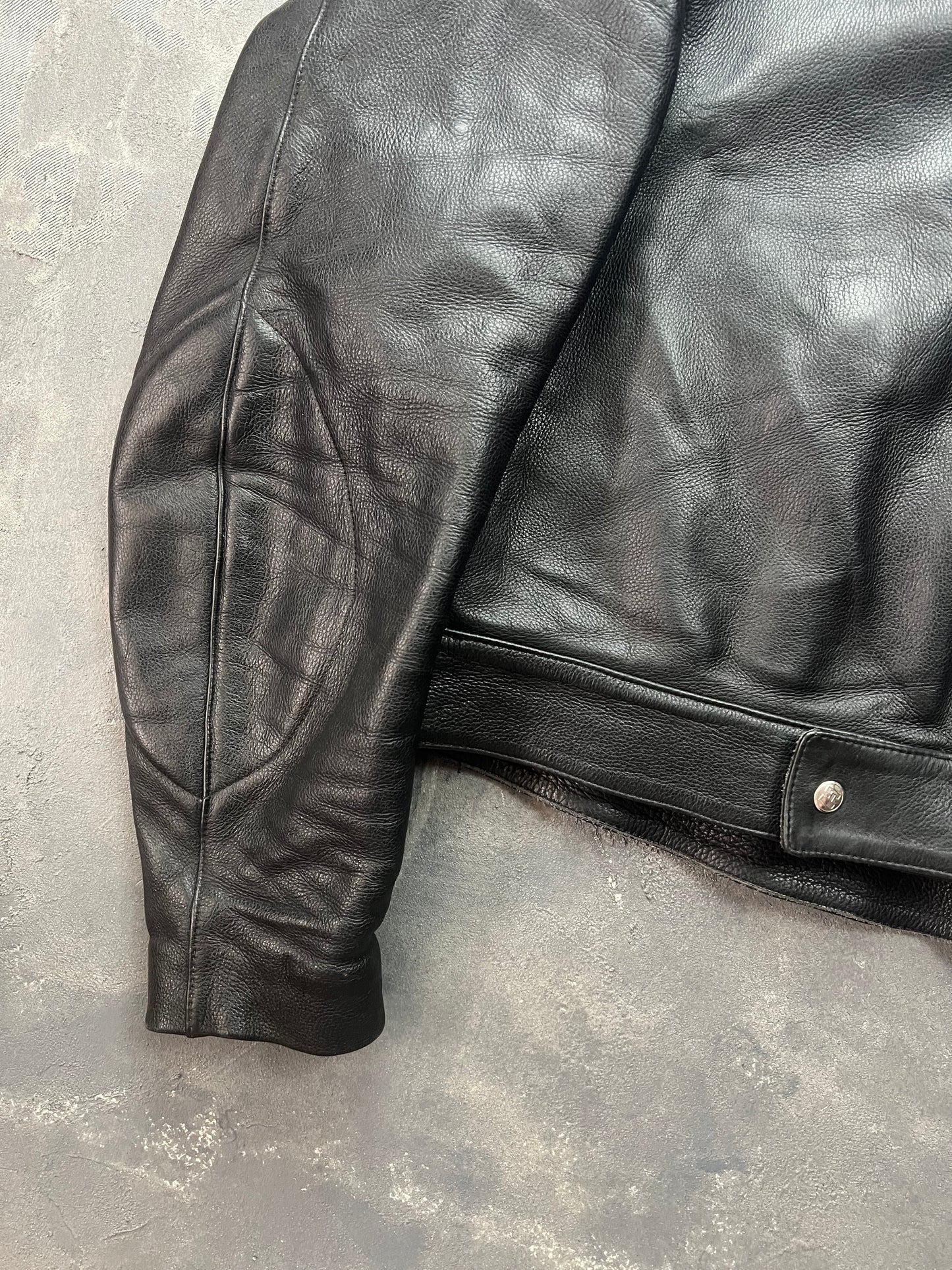 Harro 00’s Biker Jacket Boxy Fit [Size: S]