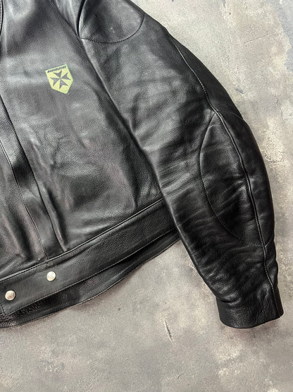 Harro 00’s Biker Jacket Boxy Fit [Size: S]