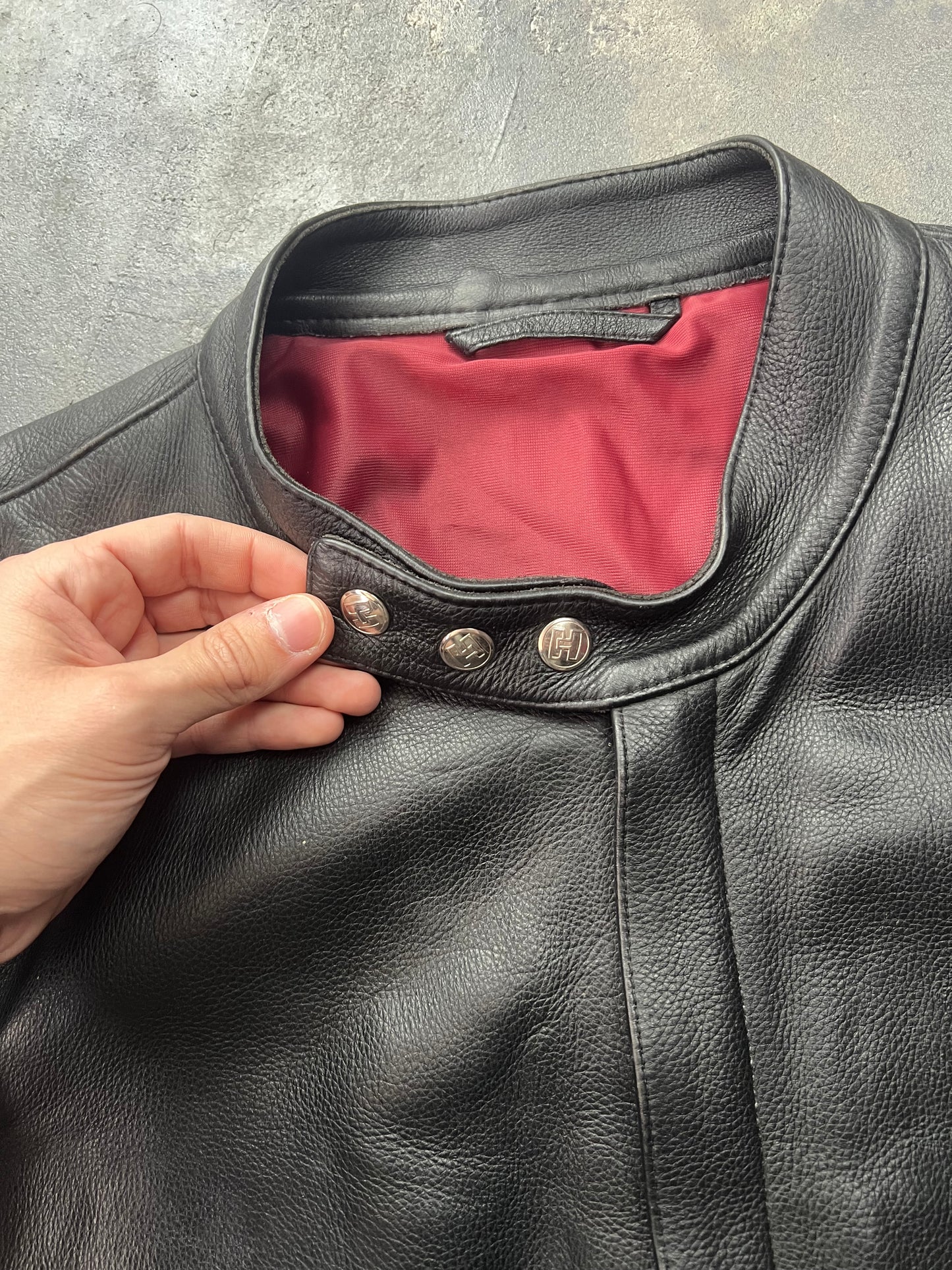 Harro 00’s Biker Jacket Boxy Fit [Size: S]