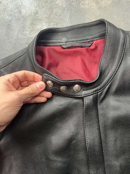 Harro 00’s Biker Jacket Boxy Fit [Size: S]