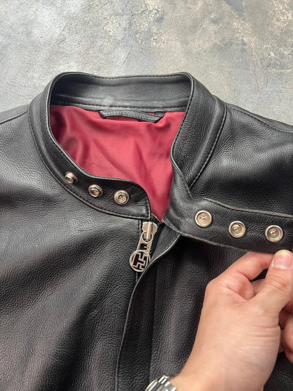 Harro 00’s Biker Jacket Boxy Fit [Size: S]