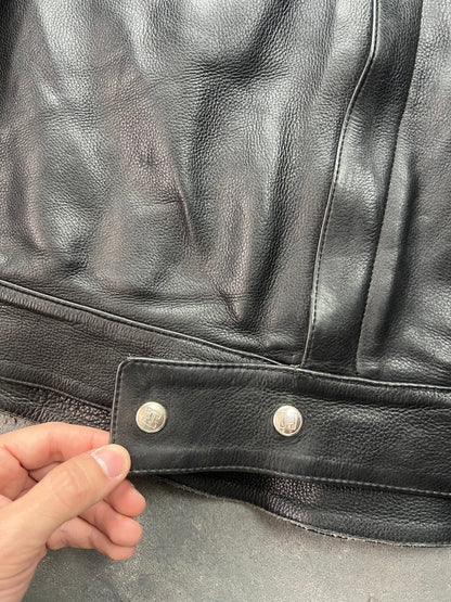 Harro 00’s Biker Jacket Boxy Fit [Size: S]