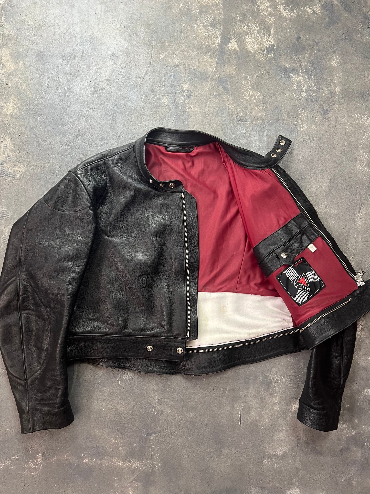 Harro 00’s Biker Jacket Boxy Fit [Size: S]