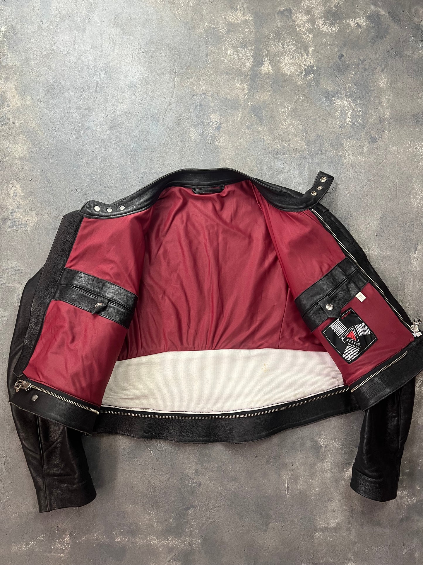 Harro 00’s Biker Jacket Boxy Fit [Size: S]