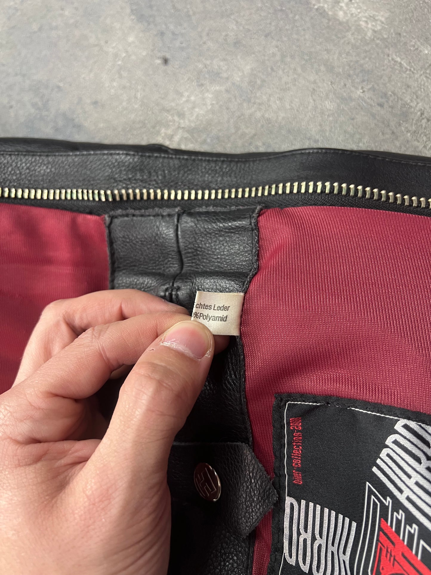 Harro 00’s Biker Jacket Boxy Fit [Size: S]