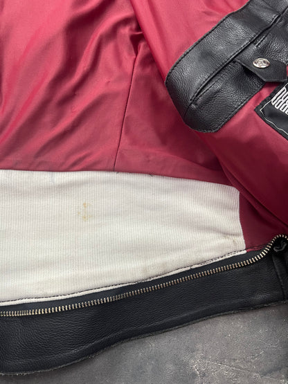 Harro 00’s Biker Jacket Boxy Fit [Size: S]