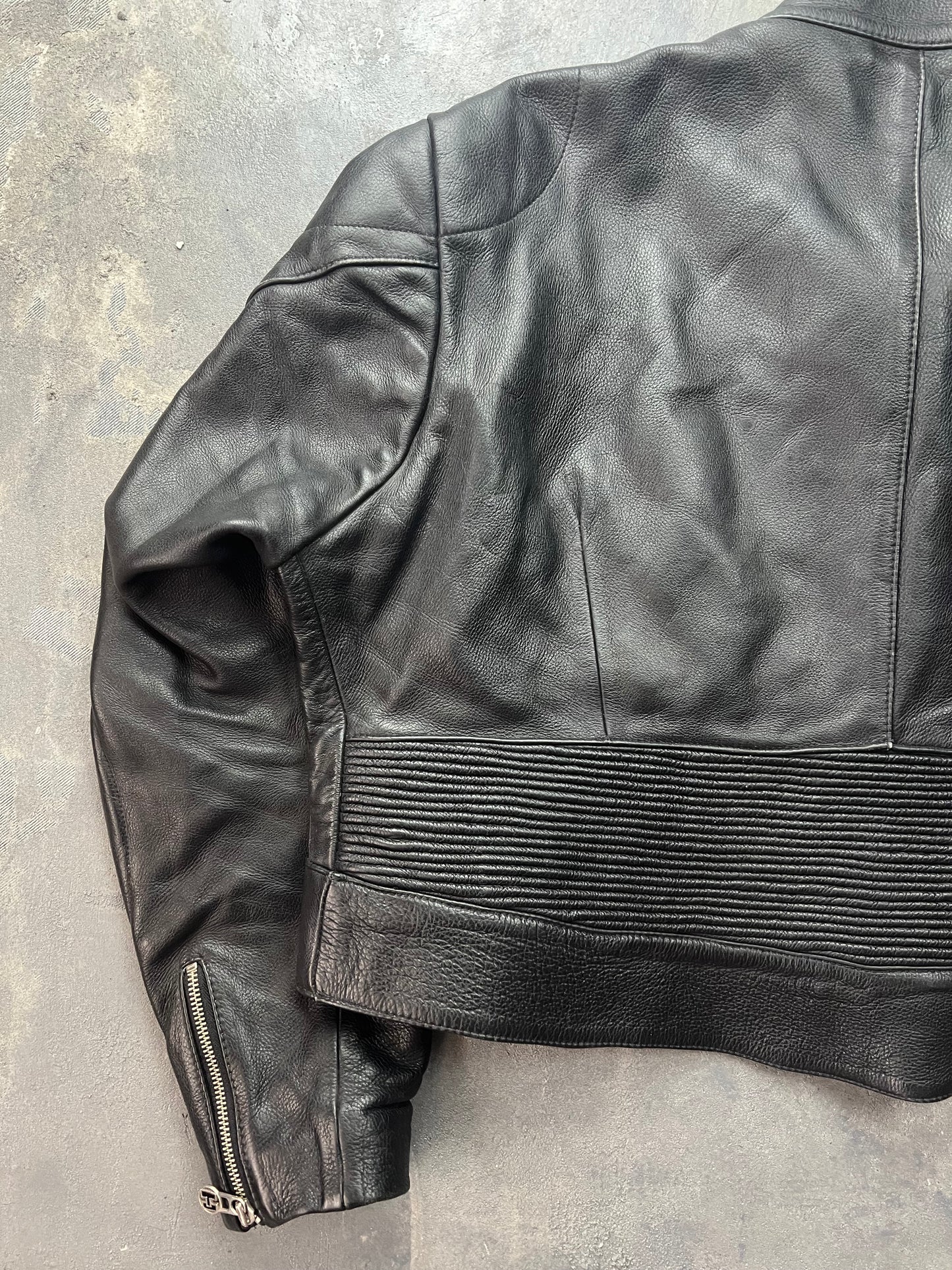 Harro 00’s Biker Jacket Boxy Fit [Size: S]