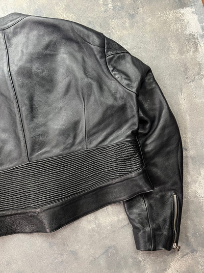 Harro 00’s Biker Jacket Boxy Fit [Size: S]