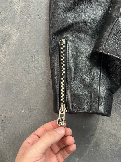 Harro 00’s Biker Jacket Boxy Fit [Size: S]