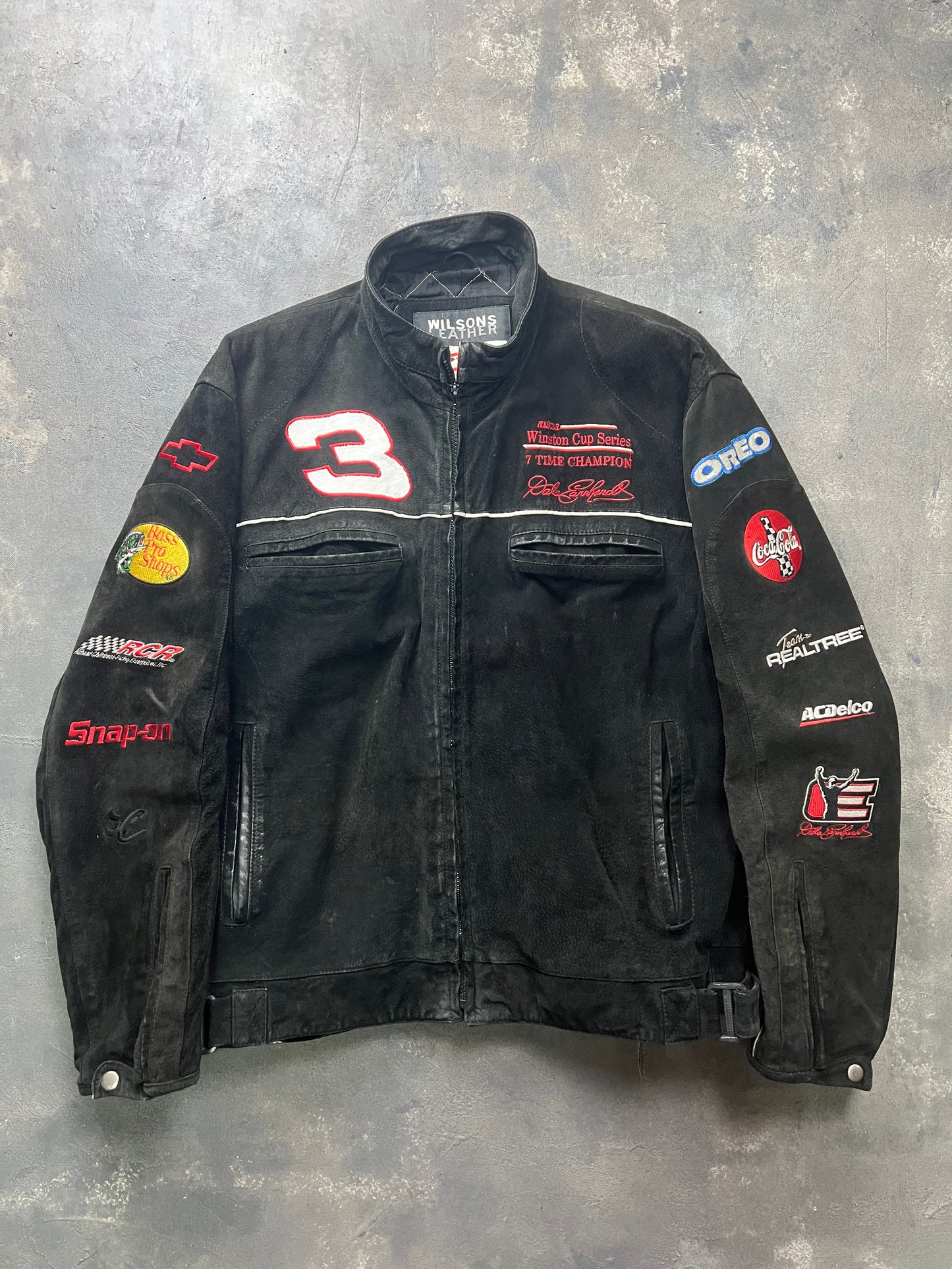 Nascar 90's Dale Earnhardt 7 times Champion Winston Cup Series [Size: M]
