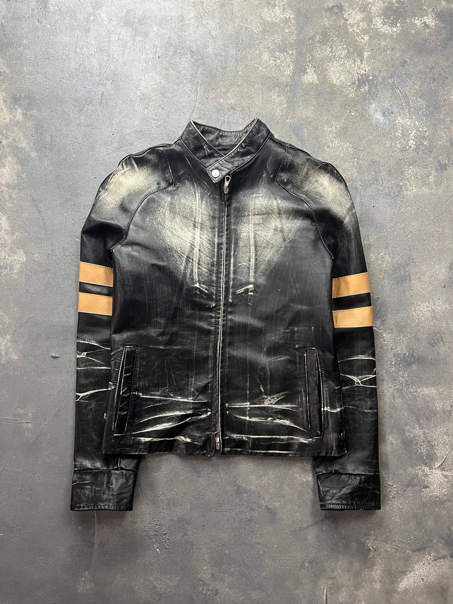 Bomb Boogie Leather Jacket [Size: S-Women]