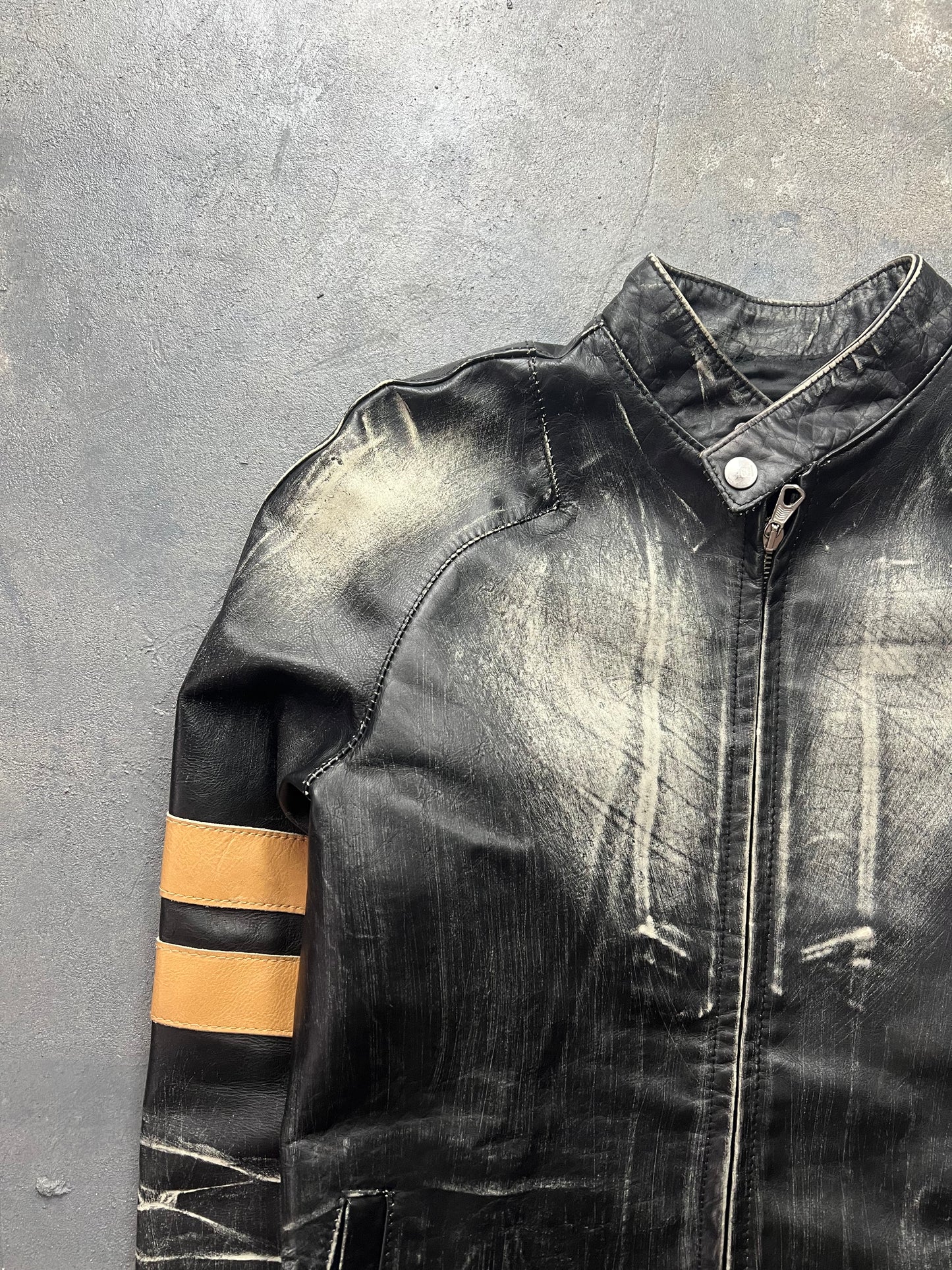 Bomb Boogie Leather Jacket [Size: S-Women]