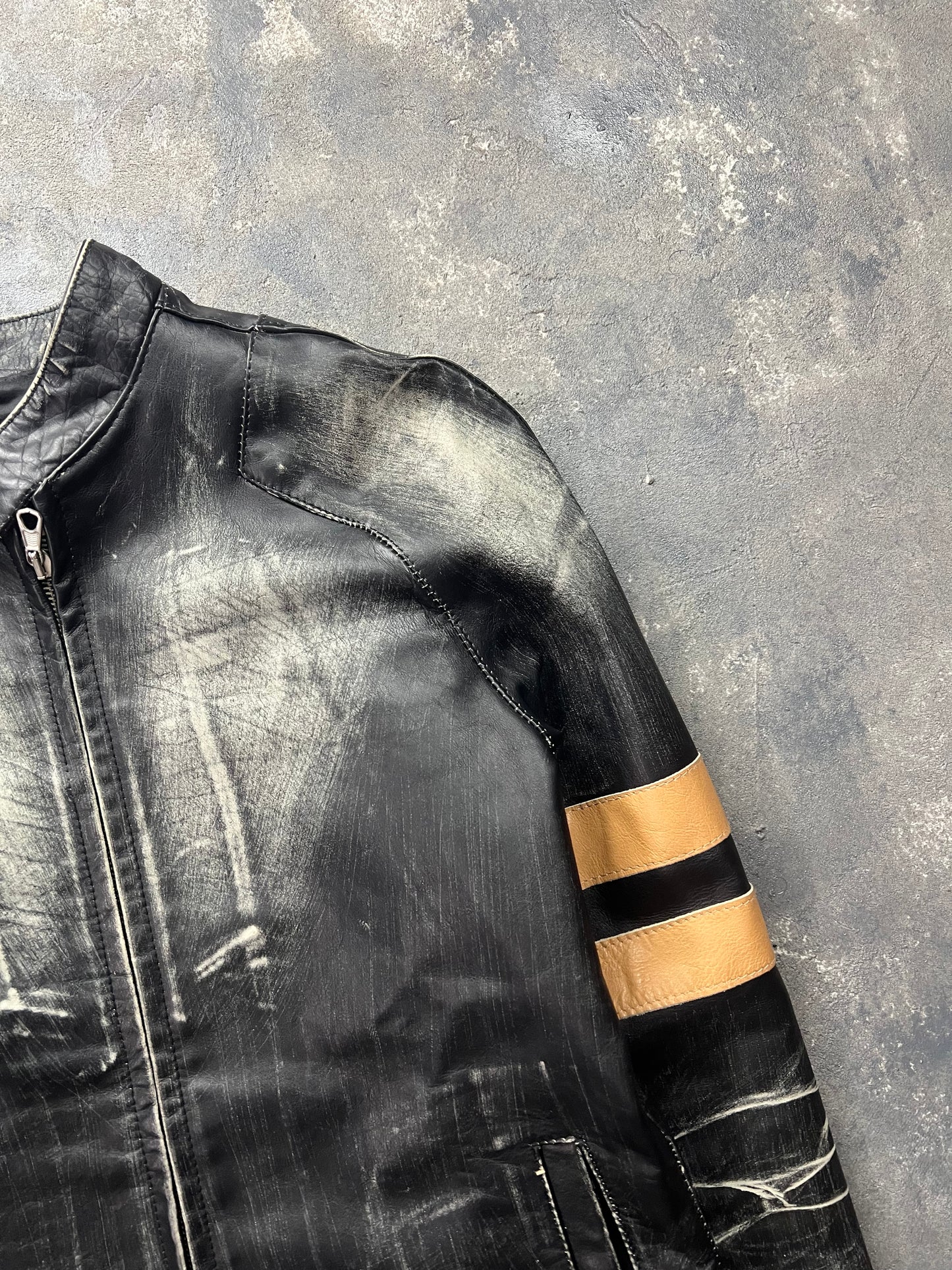 Bomb Boogie Leather Jacket [Size: S-Women]