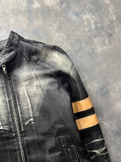 Bomb Boogie Leather Jacket [Size: S-Women]
