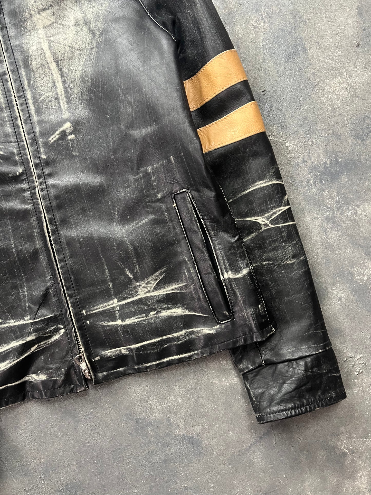 Bomb Boogie Leather Jacket [Size: S-Women]