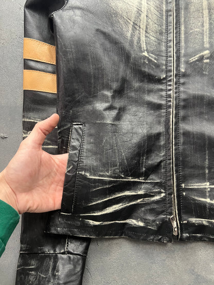 Bomb Boogie Leather Jacket [Size: S-Women]