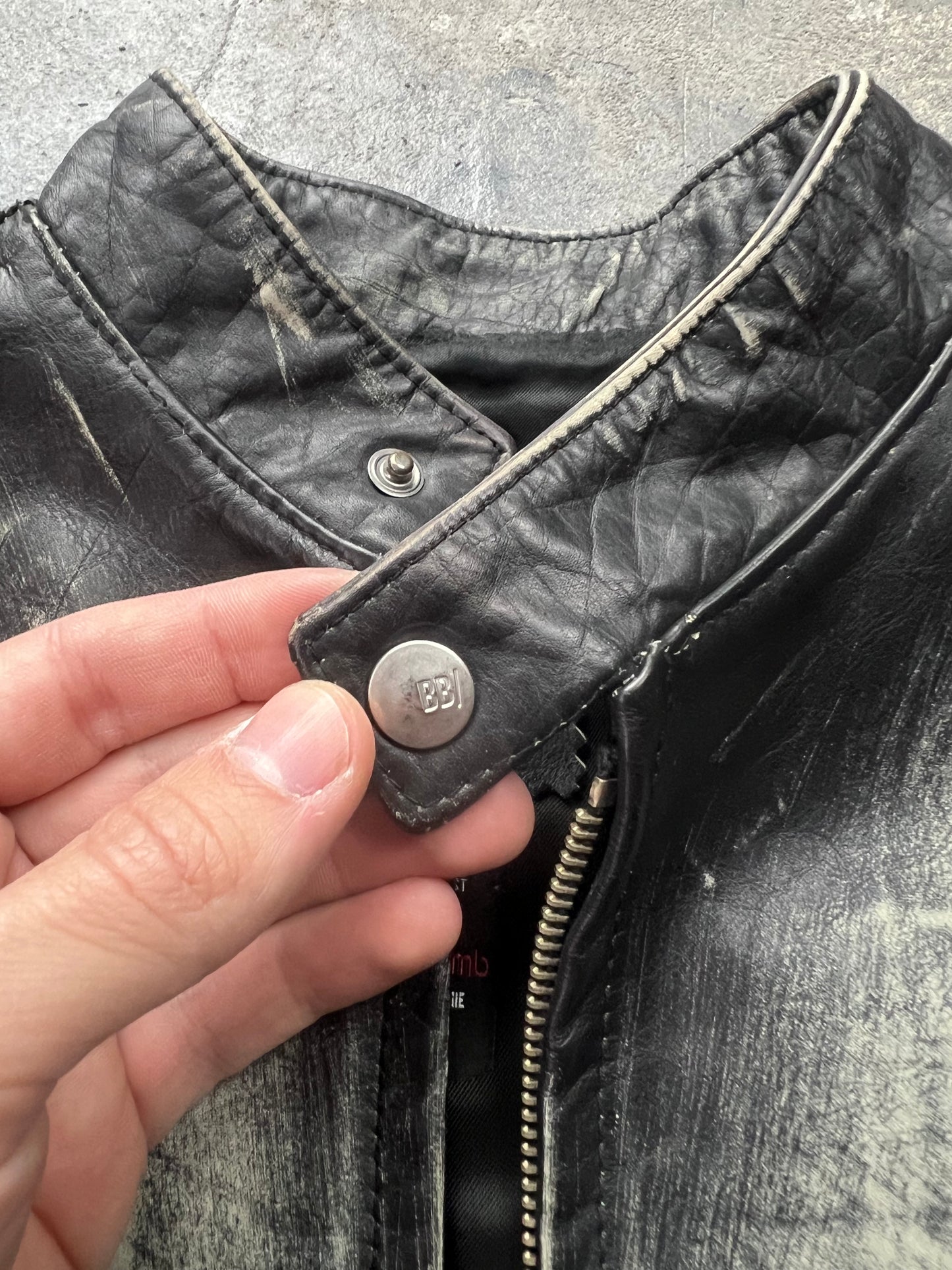 Bomb Boogie Leather Jacket [Size: S-Women]