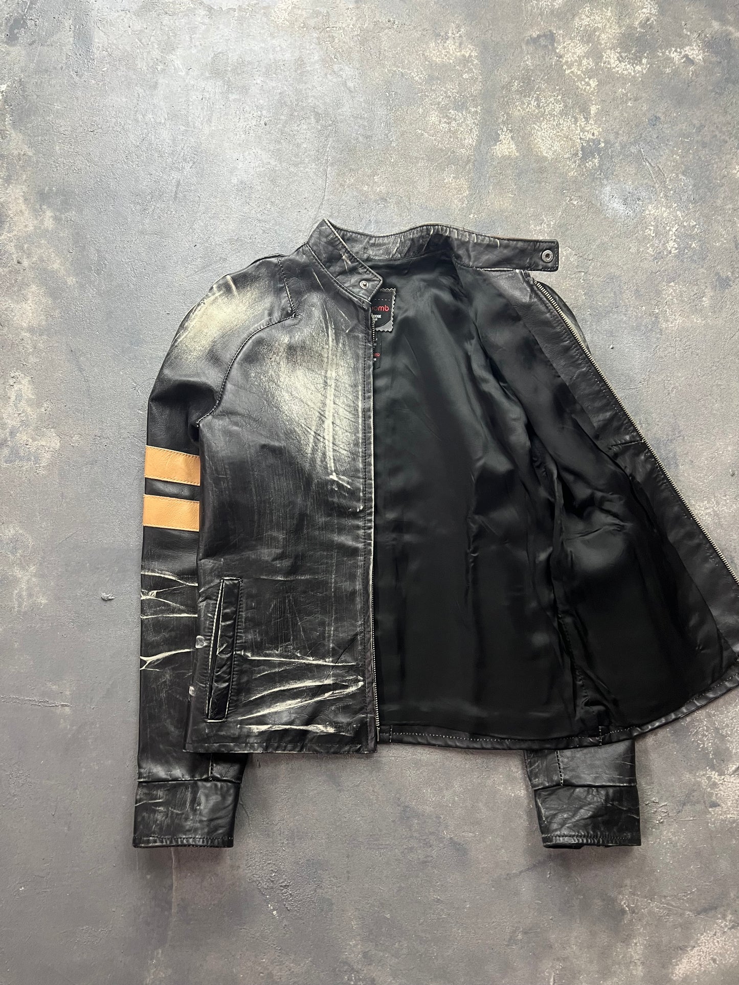 Bomb Boogie Leather Jacket [Size: S-Women]