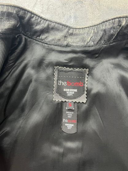 Bomb Boogie Leather Jacket [Size: S-Women]